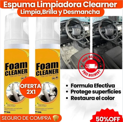 FoamCleaner™ ESPUMA LIMPIADORA PRO  PROMOCIÓN EXCLUSIVA 2X1